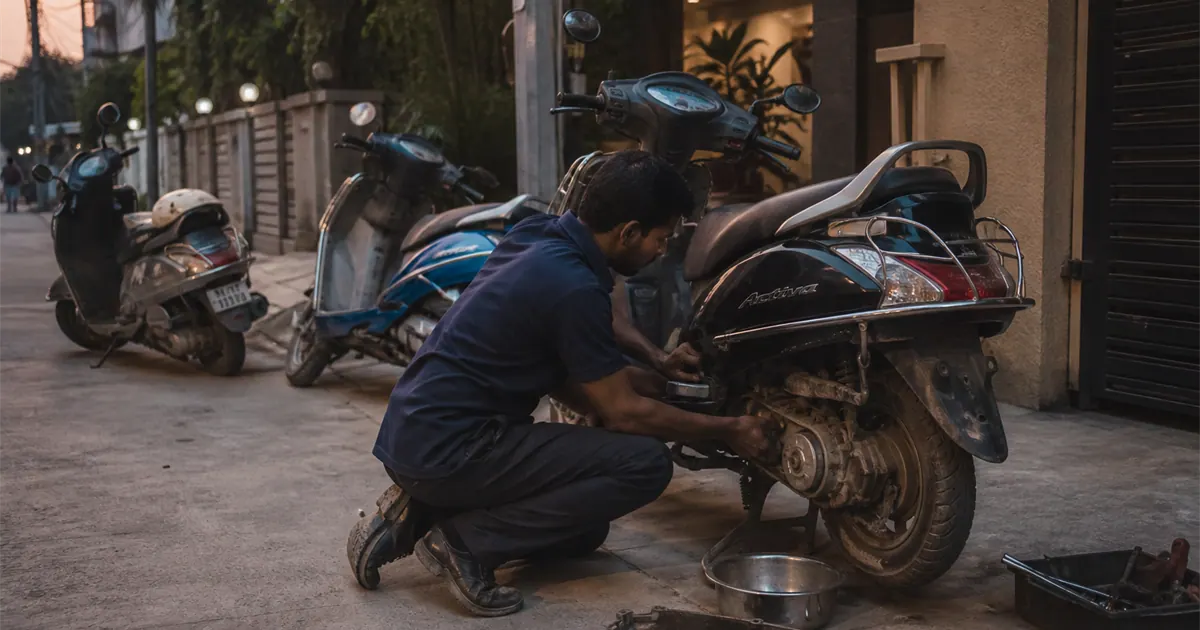 Scooty Service Near Me in Bangalore: Activa, Access, Dio